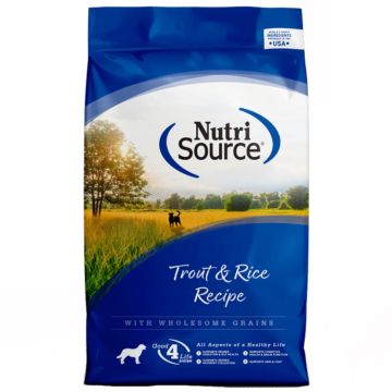 NutriSource® Trout & Rice Recipe Dry Dog Food