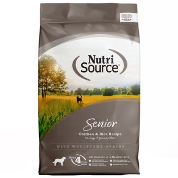 NutriSource® Chicken & Rice Recipe Senior Dry Dog Food