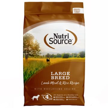 NutriSource® Lamb Meal & Rice Recipe Large Breed Dry Dog Food, 26 lbs