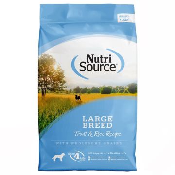 NutriSource® Trout & Rice Recipe Large Breed Dry Dog Food, 26 lbs