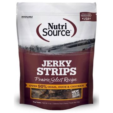 NutriSource®, Prairie Select Jerky Dog Treats, 4 oz.