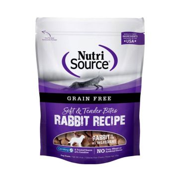 NutriSource®, Rabbit Bites Grain Free Dog Treats, 6 oz.