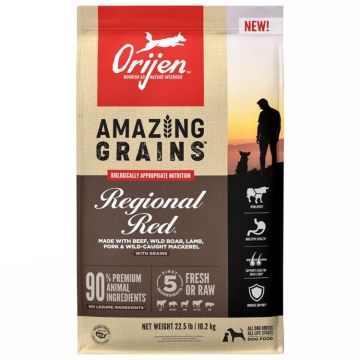 ORIJEN Amazing Grains Regional Red Dry Dog Food