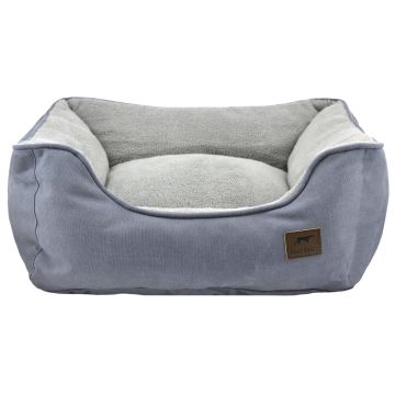 Tall Tails Charcoal Bolster Dog Bed