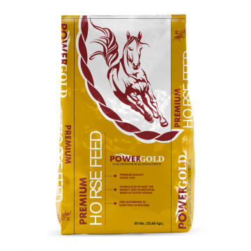 Power Gold 12% Hi Oil Premium Horse Feed, 50 lbs.