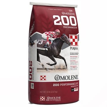 Purina Omolene 200 RT Performance Horse Feed, 50 lbs.