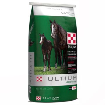 Purina Ultium Growth Formula Horse Feed, 50 lbs.