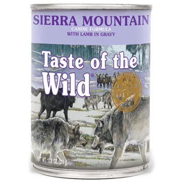 Taste of the Wild - Sierra Mountain Canine Formula Grain Free Dog Food, 13.2 oz. Can