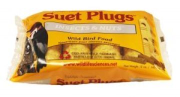 Wildlife Sciences, Suet Plugs (4-pack) - Insect & Nut Blend