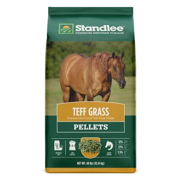 Standlee Premium Teff Grass Pellets, 40 lbs.