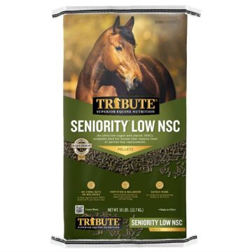 Tribute Equine Nutrition Seniority Low NSC for Horses, 50 lbs.