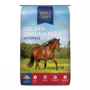 Triple Crown Naturals Golden Ground Flax, 25 lbs.