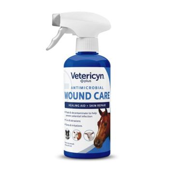 Vetericyn Plus®Antimicrobial Equine Wound and Skin Care Liquid, 16 oz