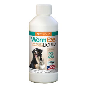 WormEze™ Liquid for Dogs & Cats 8 oz