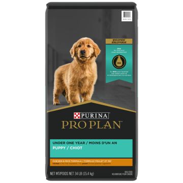 Pro Plan High Protein Dry Puppy Food, Chicken and Rice Formula