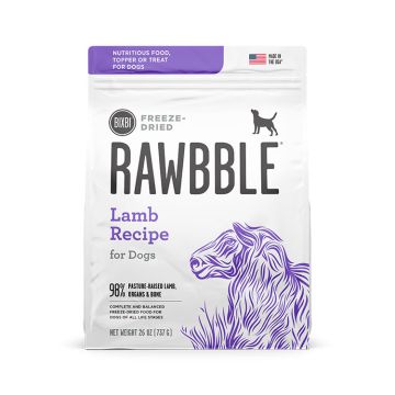 Bixbi Rawbble Freeze-Dried Lamb Recipe Dog Food