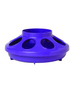 Little Giant Plastic Screw-On Poultry Feeder Base, 1 Quart