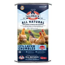 Kalmbach Feeds All Natural 17% Layer Crumbles for Chickens