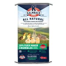 Kalmbach Feeds All Natural 20% Flock Maker Crumbles for Mixed Flocks of Poultry